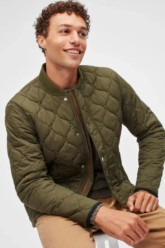 Die gesteppte Bomberjacke Die gesteppte Bomberjacke