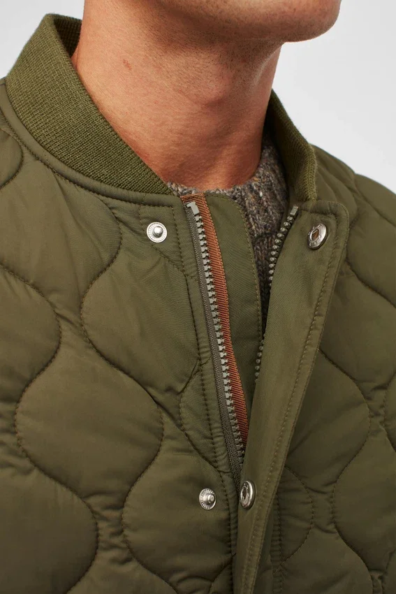 Die gesteppte Bomberjacke Die gesteppte Bomberjacke