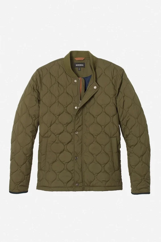 Die gesteppte Bomberjacke Die gesteppte Bomberjacke