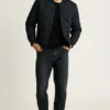 Die gesteppte Nylon-Bomberjacke