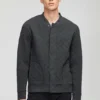Die gesteppte Waffel-Bomberjacke