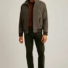 Die italienische Harrington-Jacke aus Wolle Die italienische Harrington-Jacke aus Wolle