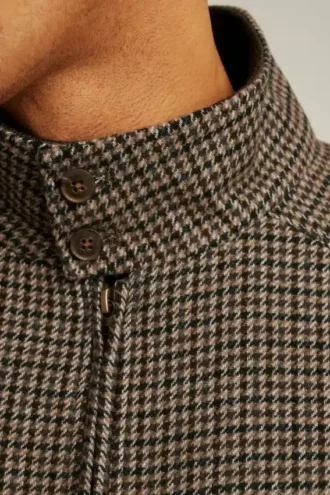 Die italienische Harrington-Jacke aus Wolle Die italienische Harrington-Jacke aus Wolle