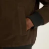 Die italienische Moleskin-Bomberjacke Die italienische Moleskin-Bomberjacke
