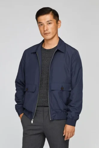 Die leichte Polyesterjacke