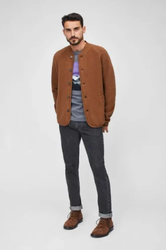 Die Raglan-Fleecejacke