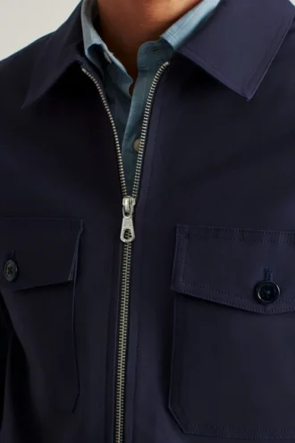 Die Stretch-Baumwoll-Utility-Jacke