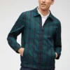 Die Tartan-Golf-Windjacke Die Tartan-Golf-Windjacke
