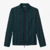 Die Tartan-Golf-Windjacke Die Tartan-Golf-Windjacke