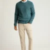 Donegal-Pullover mit Rundhalsausschnitt Donegal-Pullover mit Rundhalsausschnitt