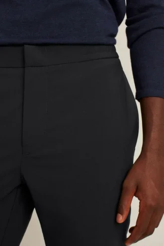 E-Waist Italienische Stretch-Wollhose