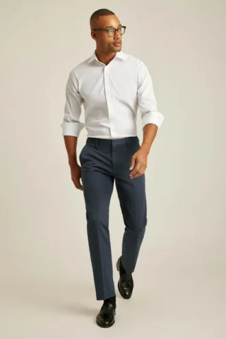 Einfache, knitterfreie Bonobos Stretch-Anzughose