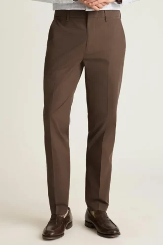 Einfache, knitterfreie Bonobos Stretch-Anzughose