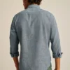 Einfaches Leinen-Popover-Hemd Einfaches Leinen-Popover-Hemd