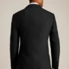 Empire Stretch-Smokingjacke aus italienischer Wolle