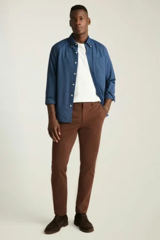 Entdecken Sie mühelosen Stil mit den Bonobos Stretch Herren-Chinos 2.0