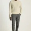 Extrafeiner Merino-Zopfmusterpullover | Weicher Zopfmusterpullover aus Merinowolle Extrafeiner Merino-Zopfmusterpullover | Weicher Zopfmusterpullover aus Merinowolle