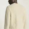 Extrafeiner Merino-Zopfmusterpullover | Weicher Zopfmusterpullover aus Merinowolle Extrafeiner Merino-Zopfmusterpullover | Weicher Zopfmusterpullover aus Merinowolle