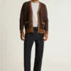 Extrafine Merino Retro-Strickjacke Extrafine Merino Retro-Strickjacke