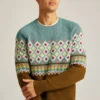 Fair-Isle-Pullover mit Rundhalsausschnitt Fair-Isle-Pullover mit Rundhalsausschnitt