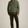 Fair-Isle-Pullover mit Schalkragen