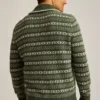 Fair-Isle-Pullover mit Schalkragen