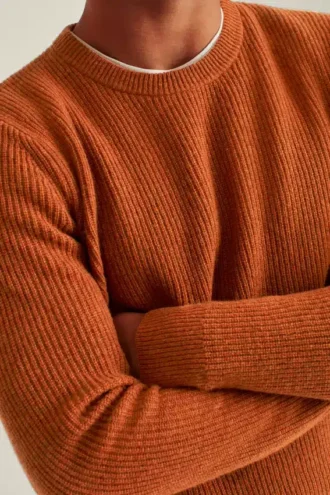 Fischerrippen-Pullover