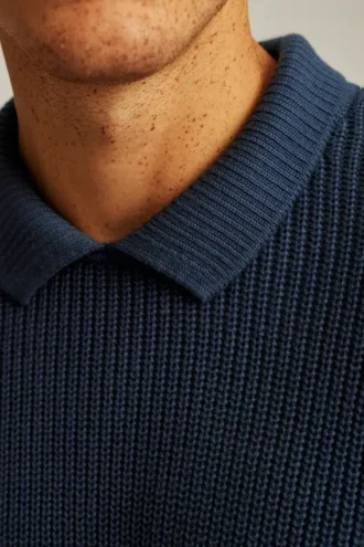 Fisherman Polo-Pullover