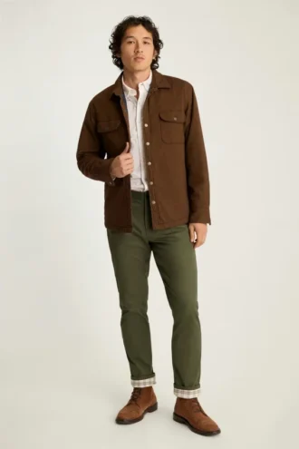 Flannel-Lined Chino