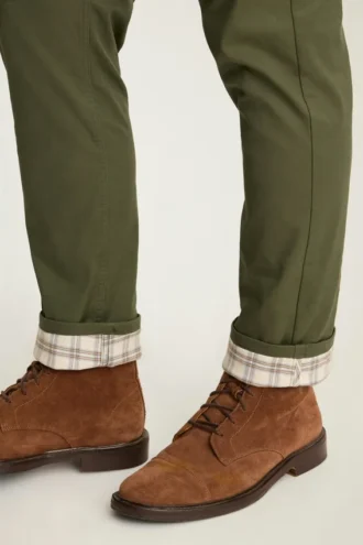 Flannel-Lined Chino