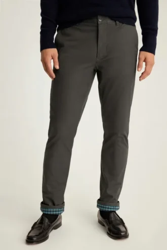 Flannel-Lined Chino