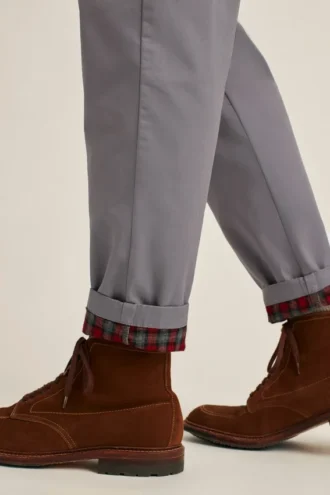 Flannel-Lined Chino mit Kordelzug