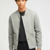 Fleece-Baseball-Bomberjacke Fleece-Baseball-Bomberjacke