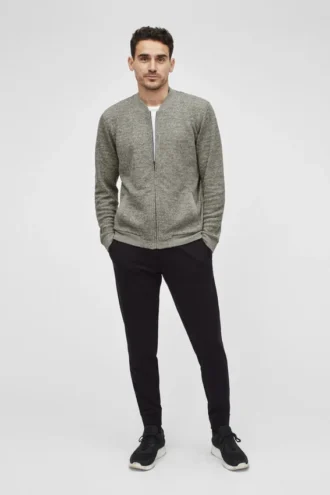 Fleece-Bomberjacke