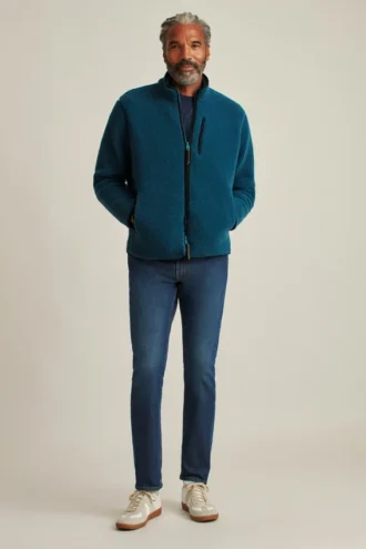 Fleece-Jacke mit Reißverschluss