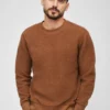 Fleece-Sweatshirt mit Rundhalsausschnitt Fleece-Sweatshirt mit Rundhalsausschnitt