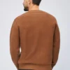 Fleece-Sweatshirt mit Rundhalsausschnitt Fleece-Sweatshirt mit Rundhalsausschnitt