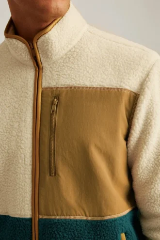 Fleecejacke mit hohem Flor