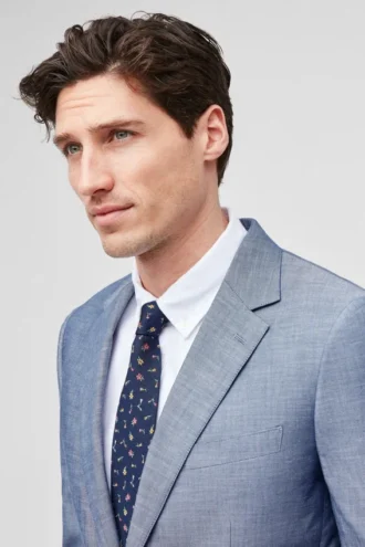 Foundation Chambray-Anzugjacke