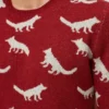 Fox-Pullover mit Rundhalsausschnitt Fox-Pullover mit Rundhalsausschnitt