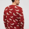 Fox-Pullover mit Rundhalsausschnitt Fox-Pullover mit Rundhalsausschnitt