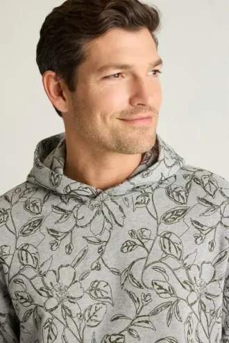French-Terry-Hoodie für Herren von Bonobos | Bestickt, mittelschwer, bequem