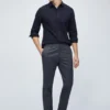 Garnfarbene Stretch-Chinos Garnfarbene Stretch-Chinos