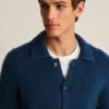 Gebürsteter Strickcardigan für Herren | Leichte Wärme zum Kombinieren Gebürsteter Strickcardigan für Herren | Leichte Wärme zum Kombinieren