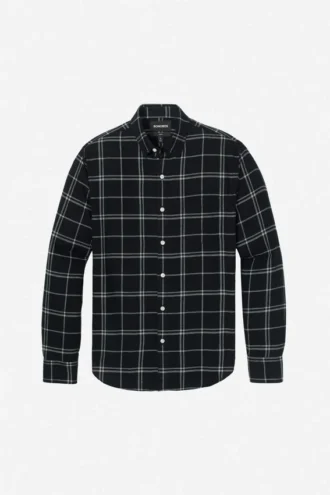 Gebürstetes Button-Down-Hemd | Große Größen