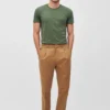 Gefaltete Stretch-Chinos Gefaltete Stretch-Chinos