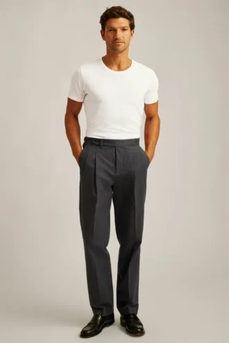 Gefaltete Stretch-Chinos