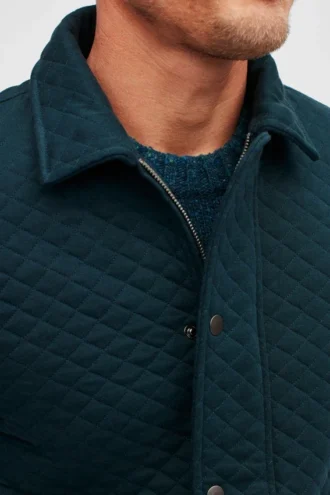 Gesteppte Fleecejacke