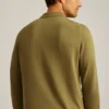 Gestreifter Cardigan-Pullover-Polo