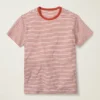 Gestreiftes Slub-T-Shirt Gestreiftes Slub-T-Shirt